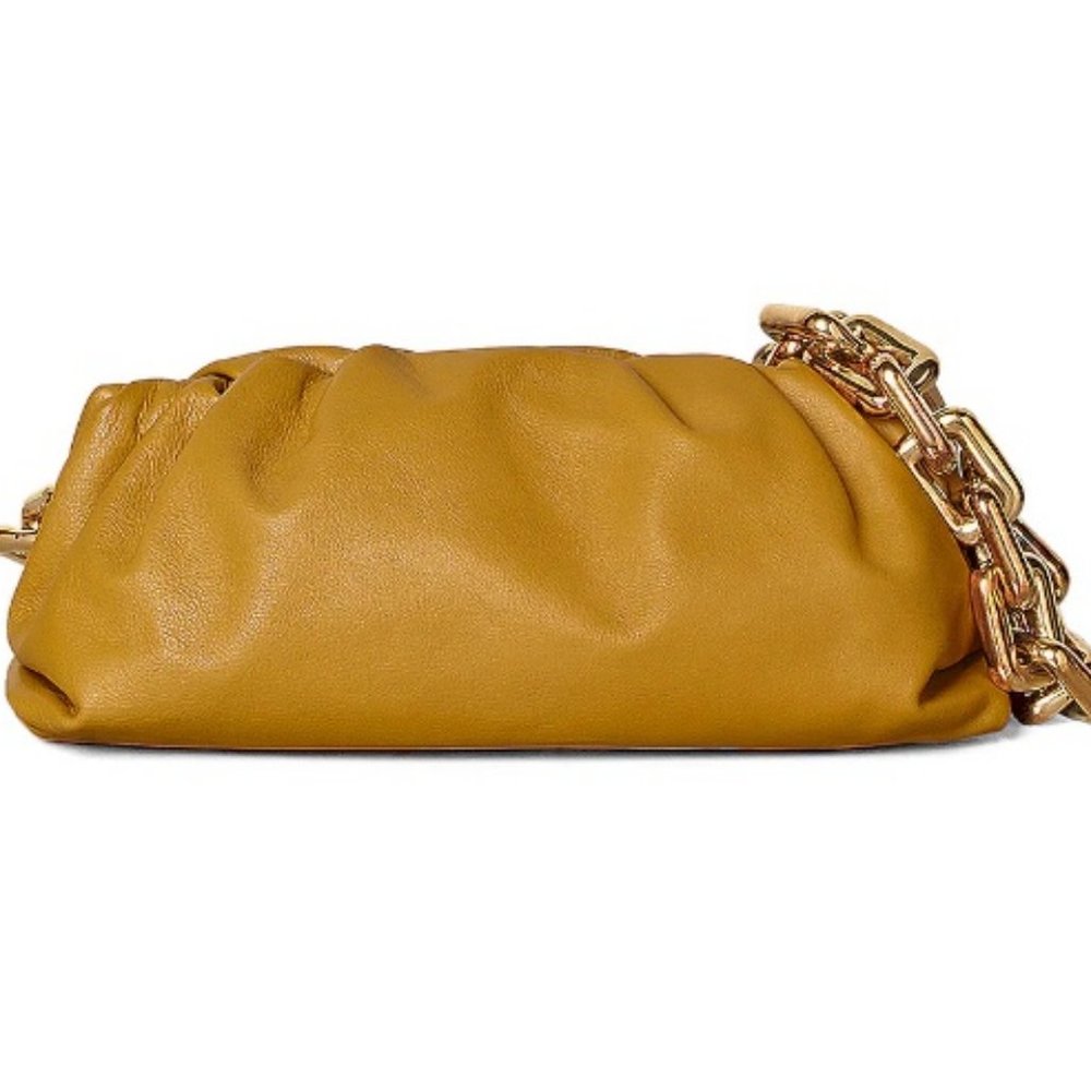 New Bottega Veneta Ocra Chain Pouch Bag